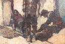 Frank Earle Schoonover The Four Witch Men Signed Illustrative Oil Painting 1924
