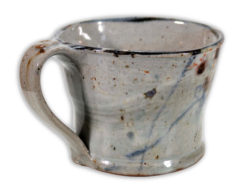 John Glick Ceramic Stonware Mug VI Stamped Plum Tree Pottery