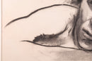 Betty Woodward-Bosley Signed Modern Figurative Graphite Drawing on Paper Framed