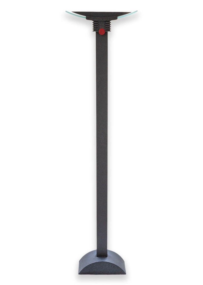 Robert Sonneman for Kovacs Red & Black Floor Lamp Postmodern Memphis Lighting