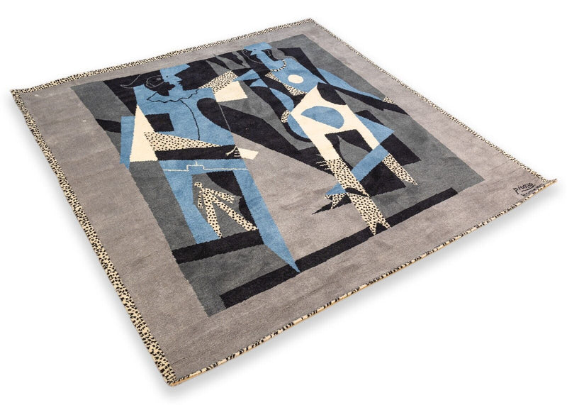 Pablo Picasso Arlequin v Mujer Con Collar Modern Wool Rug 132/500 by Desso 1994