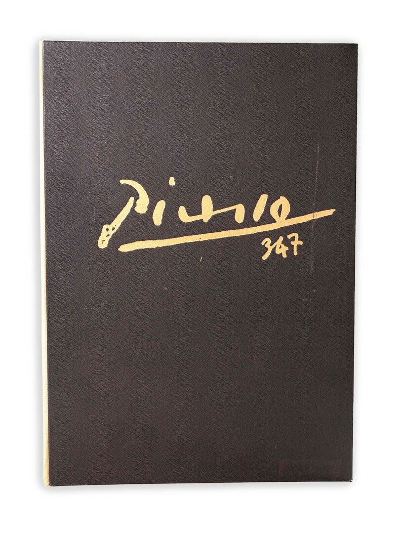 Pablo Picasso 347 Series Volume I & II Books in Clamshell Box 1970 1st Edition