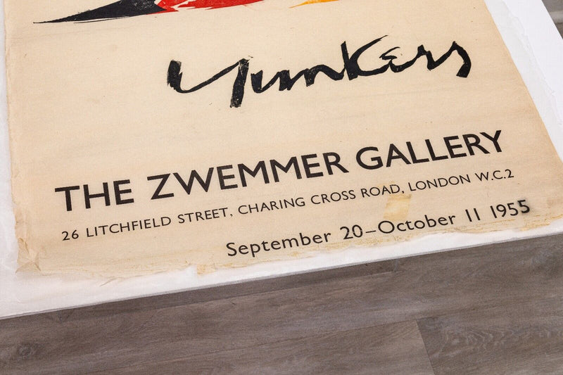 Adja Yunkers The Zwemmer Gallery Modern Lithographic Hanging Exhibition Poster