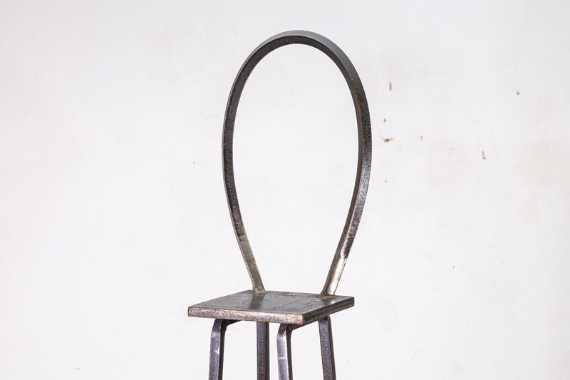 Gary Kulak Large Straight Chair Contemporary Modern Metal Floor Sculpture 1981