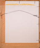 Barbara Goodman For Betty Signed Abstract Figurative Oil Painting on Paper 1994