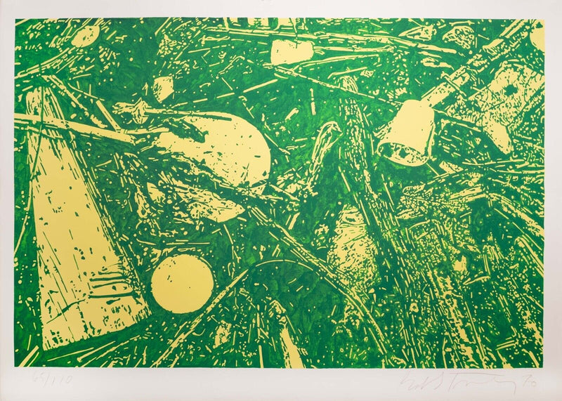 Bob Stanley Lake II (Green) Signed Modern Screenprint on Paper 65/110 Unframed