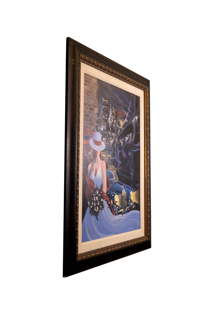 Victor Ostrovsky Agent's Bride Signed Enhanced Giclee on Canvas 19/150 Framed