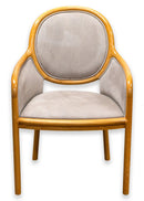 Set of 6 Ward Bennett for Brickel Associates 1980s Wood & Leather Dining Chairs