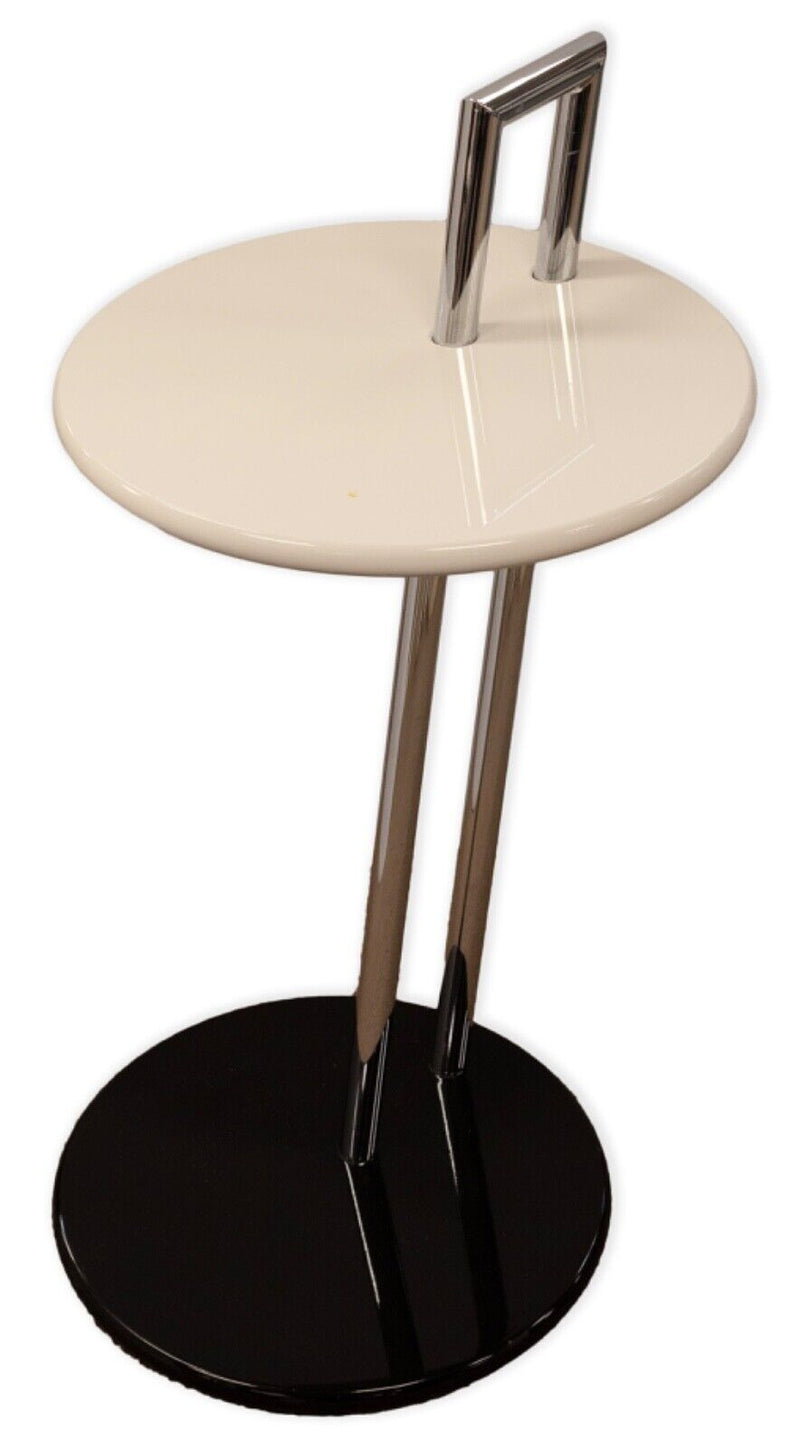 Eileen Gray for Vereinigte Werkstätten E-97 Metal and Laminate Side End Table