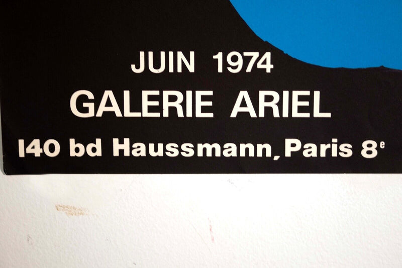 Karel Appel Galerie Ariel Expo 1974 Original Modern Abstract Lithographic Poster