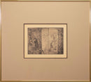 Edgar Degas Loges d'Actrices Modern Figurative Etching on Paper 1879-80 Framed