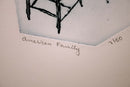 Judith Hahn American Family Signed Modern Intaglio on Paper 7/50 Unframed 1969