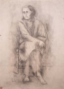 Giacomo Manzù Modern Italian Figurative Lithograph Unframed 1961 Stamped