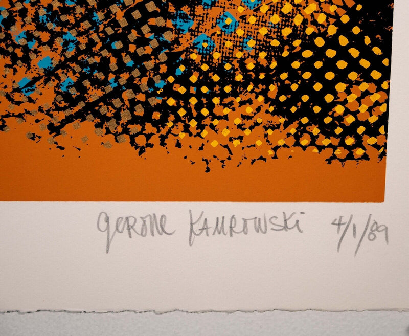 Gerome Kamrowski Gateway Crown Signed Contemporary Screenprint on Paper 9/125 UF