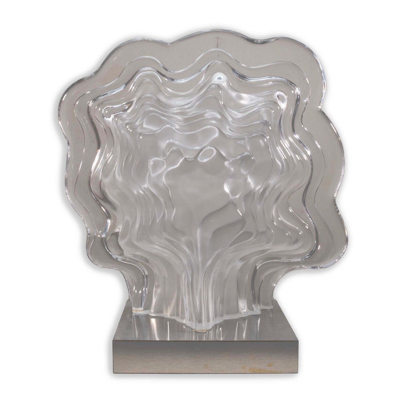 Jean Pierre Demarchi for Daum L'Homme Aborescant Signed Crystal Glass Sculpture