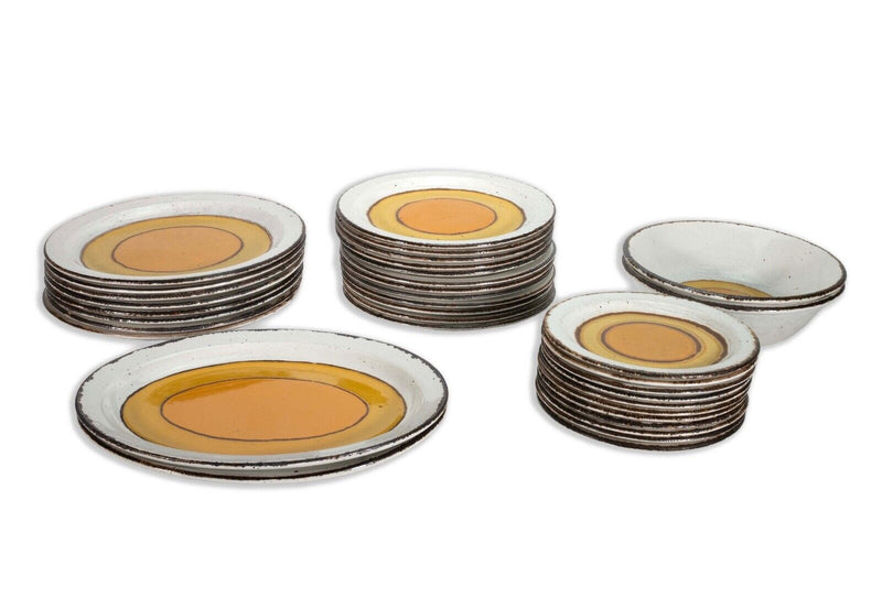 Stonehenge Mid Winter Sun Dinnerware Set of 33 Mid Century Modern