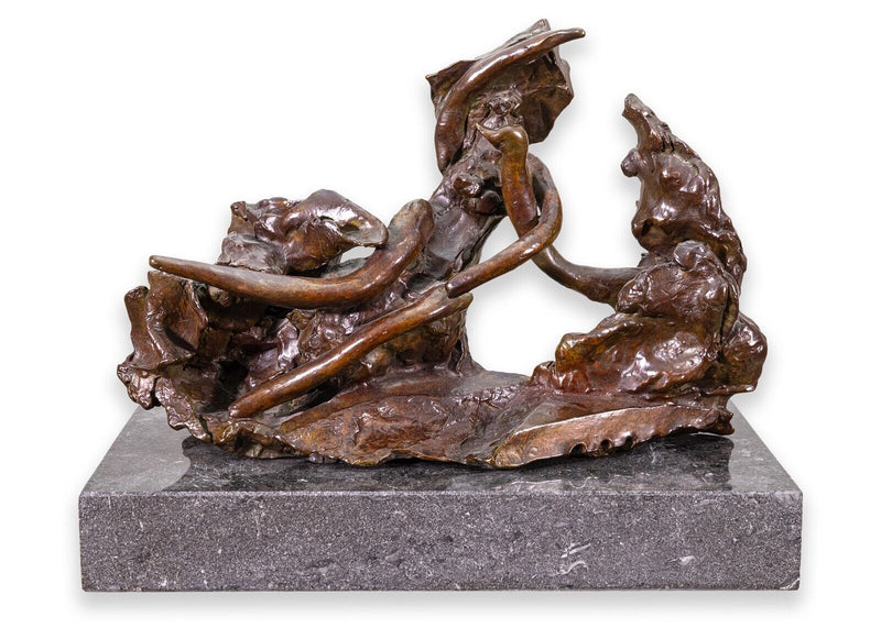 Reuben Nakian Leda & the Swan Signed Modern Figurative Cast Bronze Sculpture 7/7