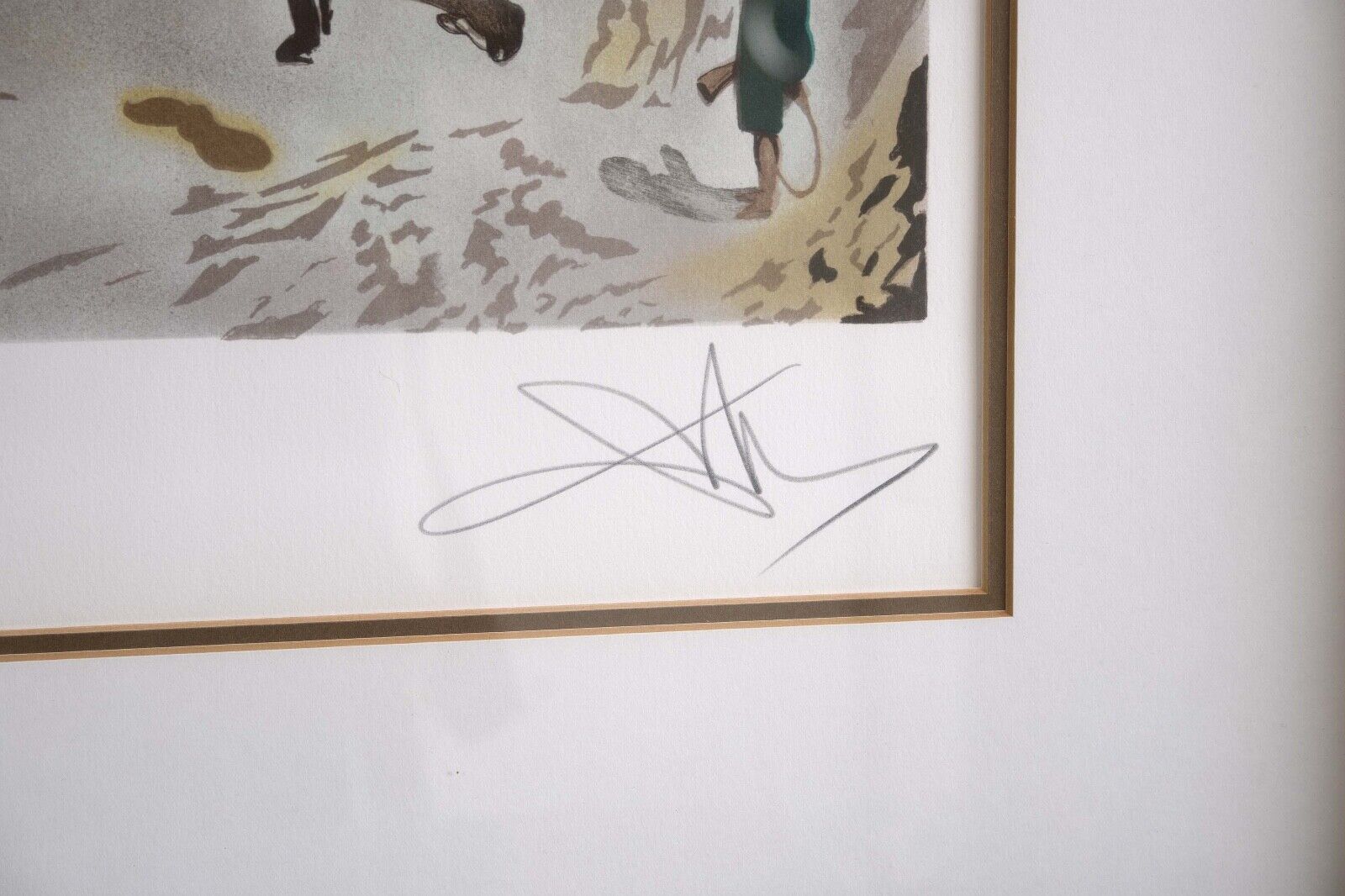 Salvador Dali Hallucinogenic Toreador Signed Modern Surreal