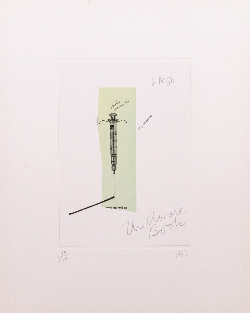 Claes Oldenburg Notes in Hand Signed Modern Offset Lithograph in Clamshell Box