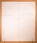 Betty Woodward-Bosley So I See Signed Modern Figurative Drawing on Paper Framed