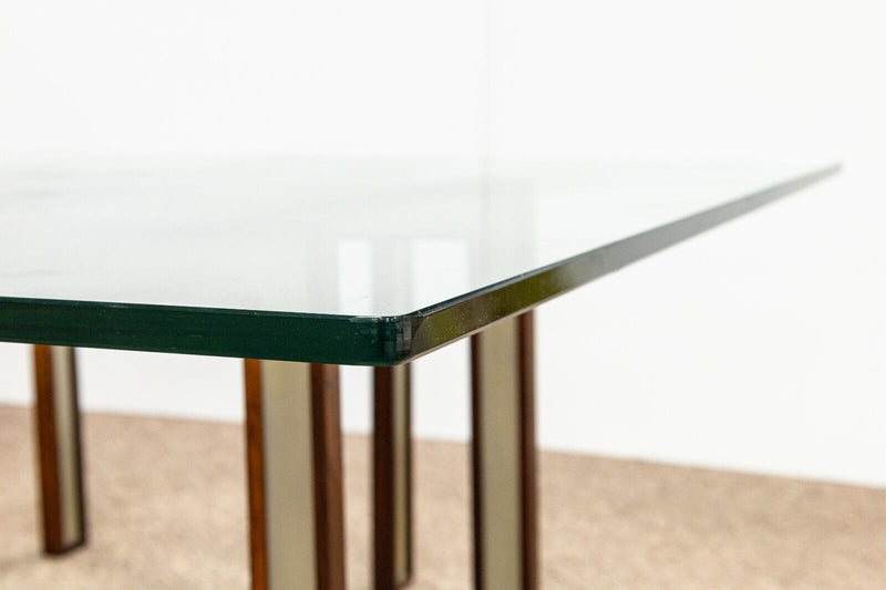 Henning Korch for C.H. Christensen Danish Rosewood and Steel Coffee Table