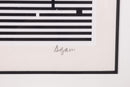 Yaacov Agam Double Metamorphosis V Signed Op Art Lithograph HC 9/9 Framed 1970s