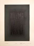 Adja Yunkers Le Pendus Signed Modern Abstract Etching on Paper 14/42 UF 1980