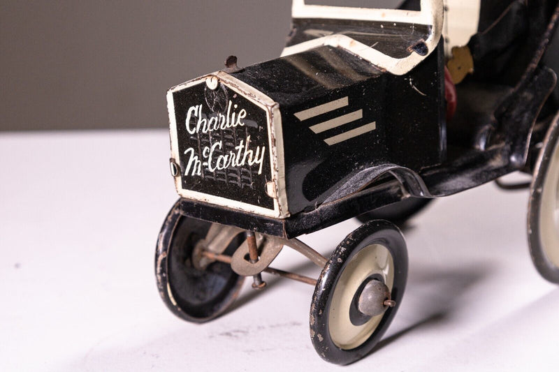 Marx Charlie McCarthy Benzine Buggy Car Antique Windup Tin Toy Collectables Amer