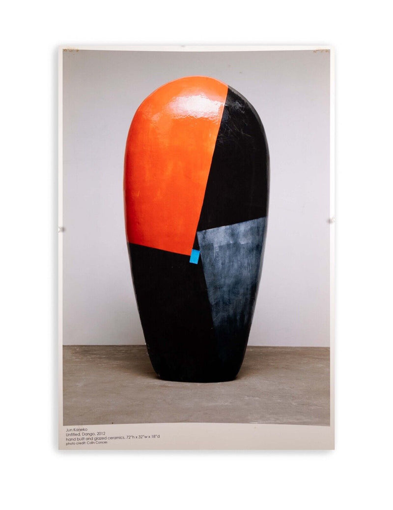 Jun Kaneko Ceramics Colin Conces Photography Lithographic Poster UF 2013-2014