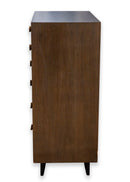 George Nelson for Herman Miller Mid Century Modern Walnut Hi Boy Dresser Chest