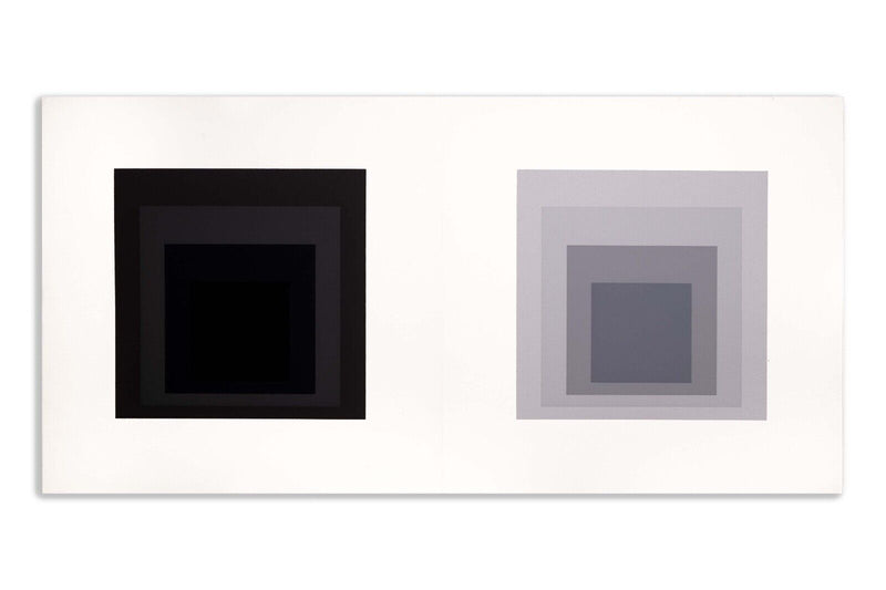 Josef Albers Homage to the Square (Grey) Modern Screenprint on Paper Unframed