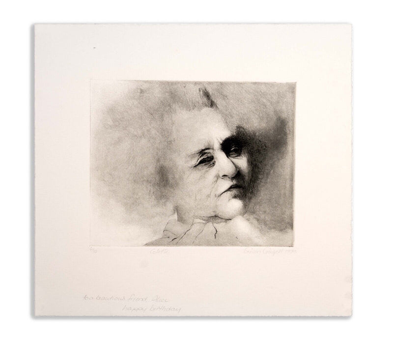 Gwen Gugell Colette Signed Contemporary Figurative Etching on Paper 6/10 UF