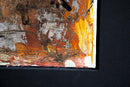 John Beardman Untitled (Orange) Signed 1991 Contemporary Abstract Expressionist
