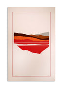 Richard Kozlow Reflection Signed Modernist Serigraph 51/100 Unframed 1980s