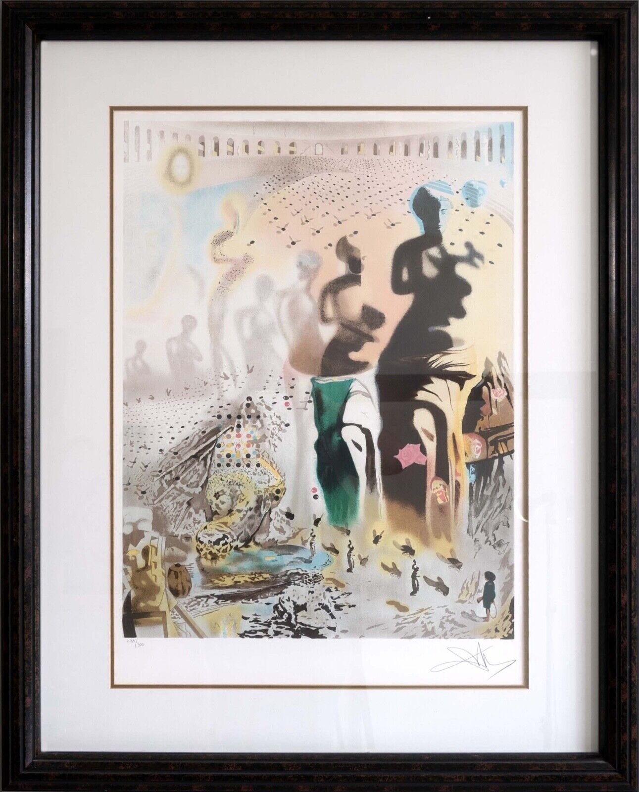 Salvador Dali Hallucinogenic Toreador Signed Modern Surreal