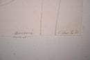 Clinton Hill Ansedonia Signed Contemporary Etching on Handmade Paper 11/16 UF