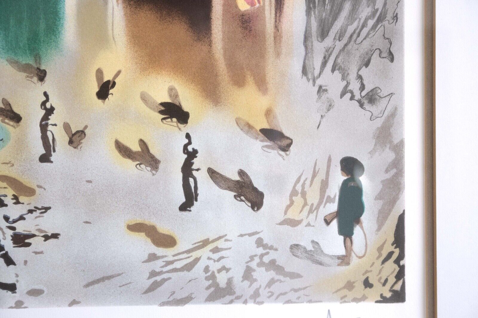 Salvador Dali Hallucinogenic Toreador Signed Modern Surreal