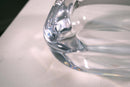 Lucid Crystal Glass Shell Ashtray by Art Vannes France 1970