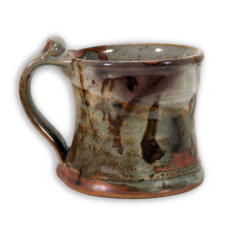 John Glick Ceramic Stoneware Mug I Stamped Plum Tree Pottery