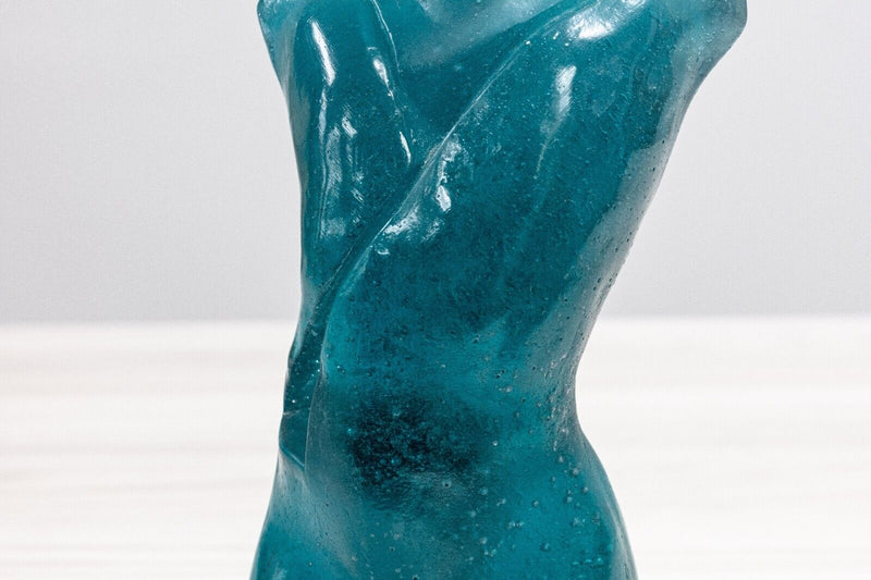 Capo di Feltre for Daum Theoreme Signed Contemporary Figurative Male Torso Glass