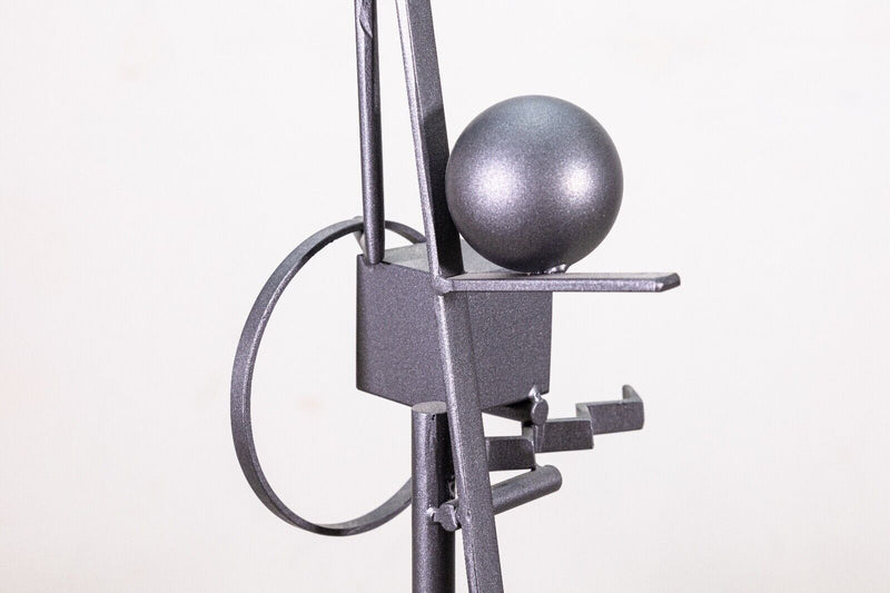 Fletcher Benton Untitled (Straight-Up) Contemporary Welded Steel Sculpture 2004