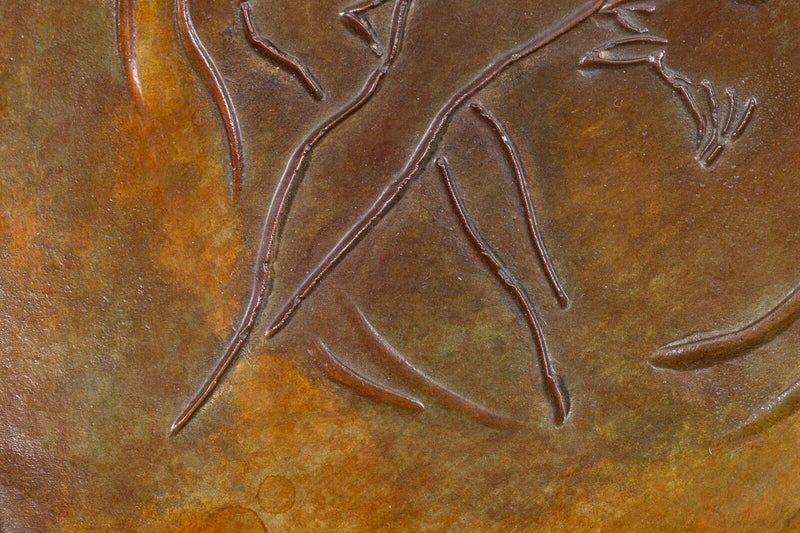 Reuben Nakian Untitled (Nude Bronze) Signed Modern Figurative Wall Sculpture 70s