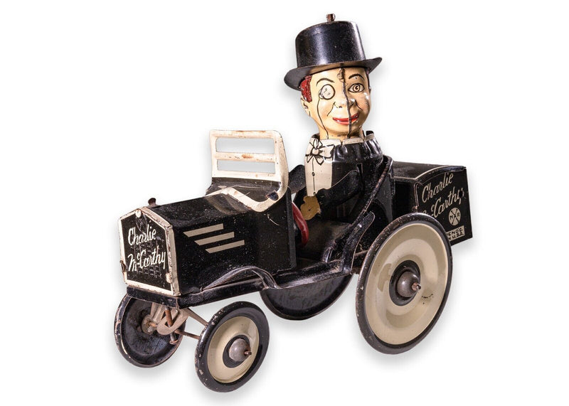 Marx Charlie McCarthy Benzine Buggy Car Antique Windup Tin Toy Collectables Amer