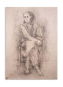 Giacomo Manzù Modern Italian Figurative Lithograph Unframed 1961 Stamped