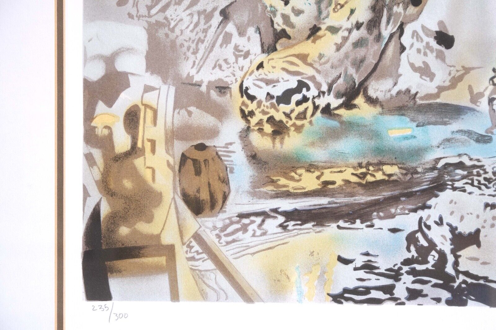 Salvador Dali Hallucinogenic Toreador Signed Modern Surreal