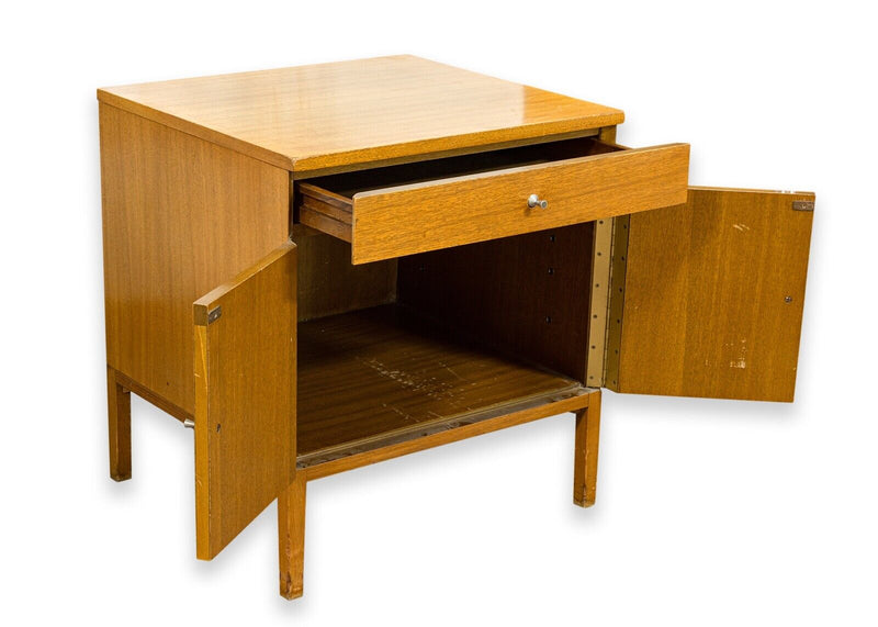 Paul McCobb 7770 Night Table Wood Top for Calvin Furniture Co. Grand Rapids Mod