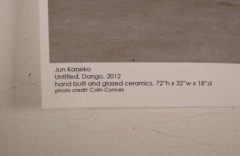 Jun Kaneko Ceramics Colin Conces Photography Lithographic Poster UF 2013-2014