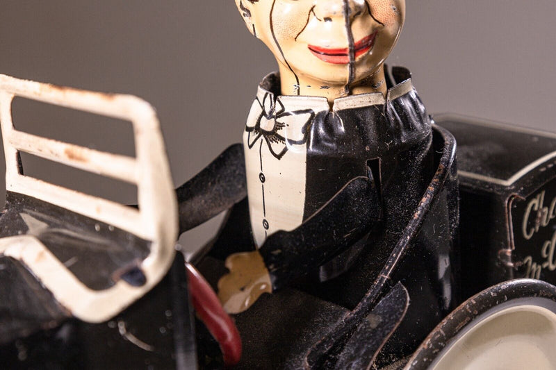 Marx Charlie McCarthy Benzine Buggy Car Antique Windup Tin Toy Collectables Amer