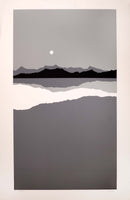 Richard Kozlow Keflavik Signed Modernist Serigraph 59/100 Unframed 1980s