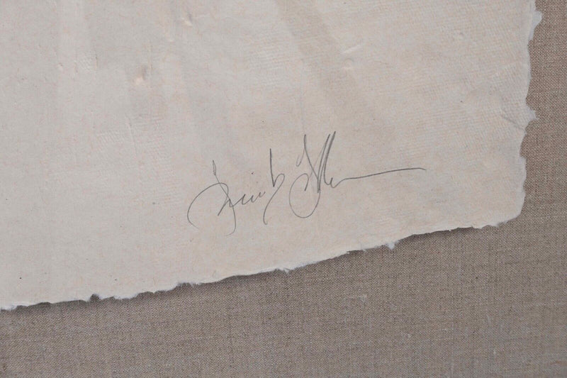 Frank Gallo Le Jouer Secret Signed Contemporary Cast Paper 94/200 Framed 1981